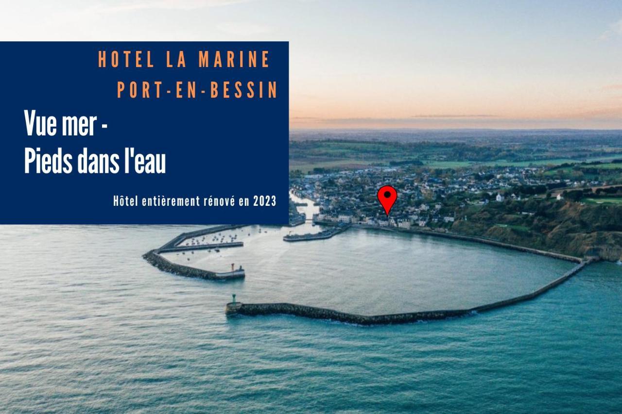 Le Grand Hotel De La Marine Port-en-Bessin-Huppain Εξωτερικό φωτογραφία