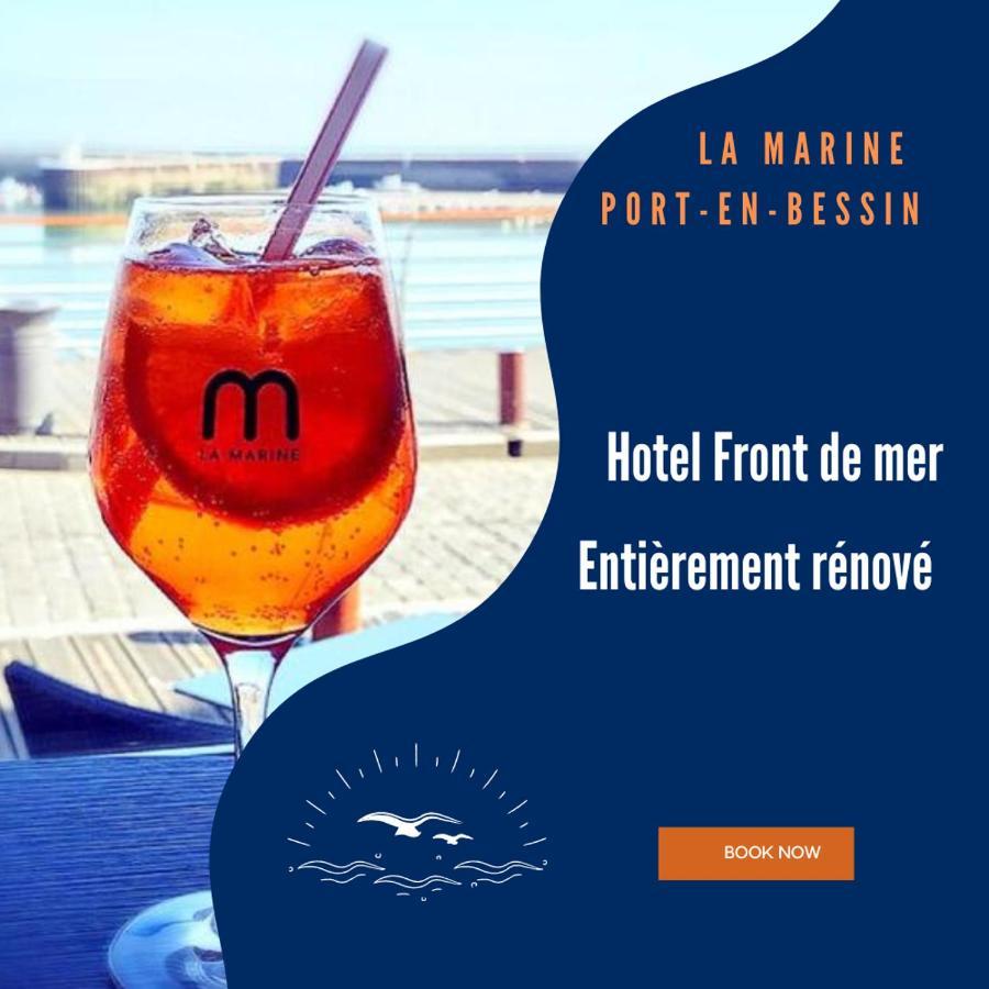 Le Grand Hotel De La Marine Port-en-Bessin-Huppain Εξωτερικό φωτογραφία